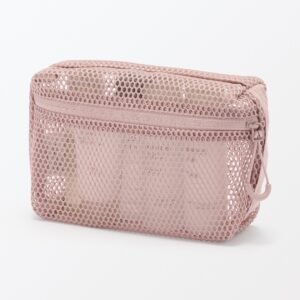 Polyester Mesh Travel Bag with Zip ‐ Small
